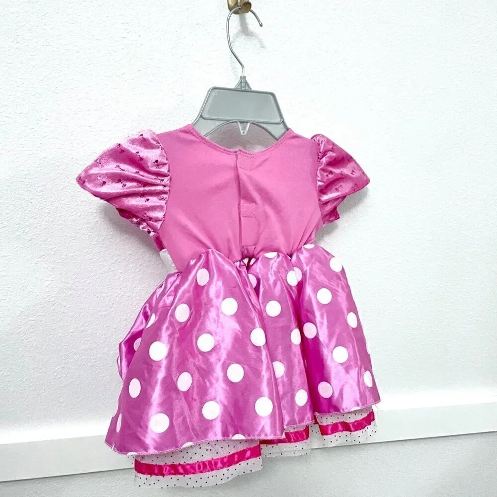 Disney Store Parks Pink Minnie Mouse Halloween Costume 12-18M